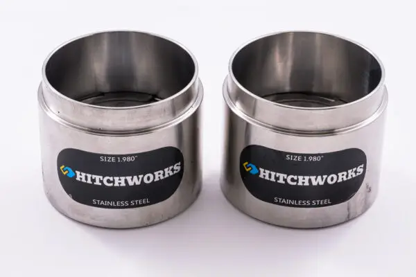 1.98" Bearing Protector Kit – Stainless Steel with Dust Covers (Pair) - Image 2